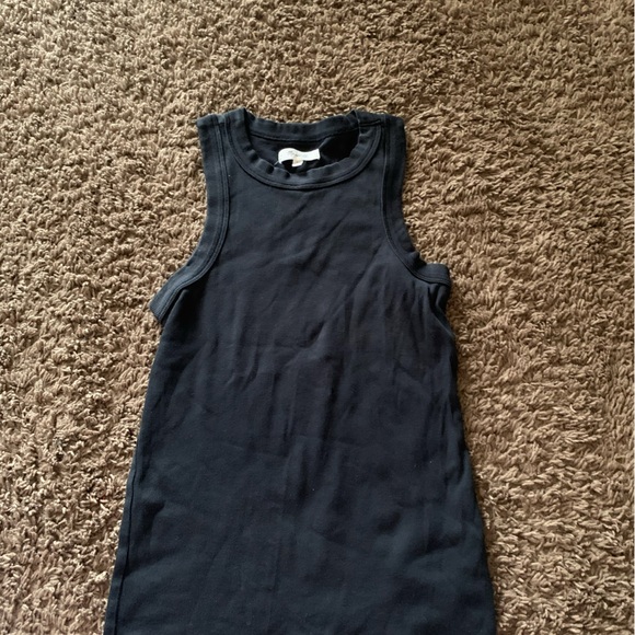 Madewell Tops - Madewell Black Ribbed Knit Top